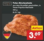 Aktuelles Puten-Minutensteaks Angebot bei Netto Marken-Discount in Moers ab 3,69 €