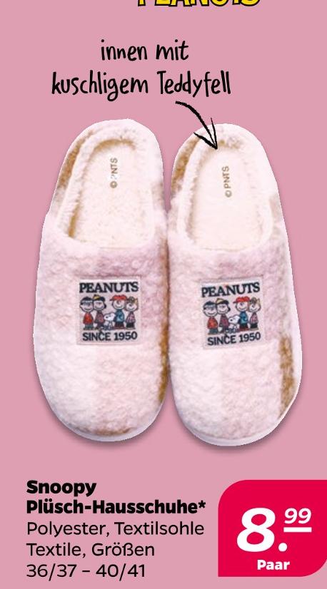 Plüsch-Hausschuhe