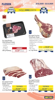 Rindfleisch im aktuellen METRO Prospekt (Essen) Rindfleisch im METRO Prospekt "Wochenangebote SCO + Charity" mit 26 Seiten (Essen)