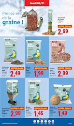 Prix et réduction Graines Oiseaux dans le prospectus Lidl en cours Offre Graines Oiseaux dans le catalogue Lidl du moment à la page 29
