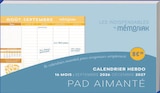 Agenda, calendrier et organiseur familial en promo chez Intermarché Super Agenda, calendrier et organiseur familial dans le catalogue Intermarché Super