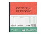 Exacompta - Registre des recettes/dépenses - 21 x 19 cm - 80 pages - Exacompta dans le catalogue Bureau Vallée