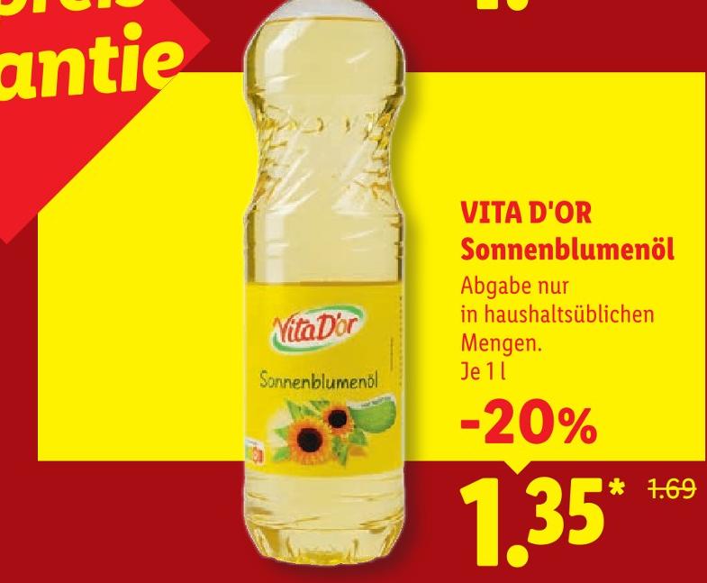 Sonnenblumenöl