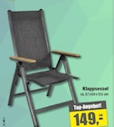 Klappsessel bei wohnstore Westermann im Rheda-Wiedenbrück Prospekt für 149,00 €