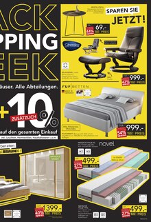 Bett im aktuellen BRAUN Möbel-Center Prospekt (Reutlingen) Bett im BRAUN Möbel-Center Prospekt "BLACK SHOPPING WEEK" mit 4 Seiten (Reutlingen)