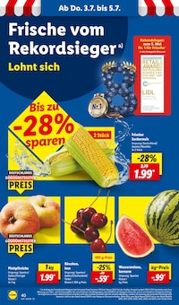 Kirschen im Lidl Prospekt "LIDL LOHNT SICH" mit 68 Seiten (Duisburg)
