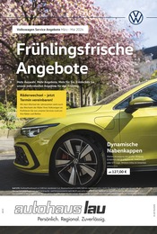 Aktueller Volkswagen Werkstatt & Auto Prospekt für Rondeshagen: Frühlingsfrische Angebote mit 1} Seite, 01.03.2024 - 31.05.2024