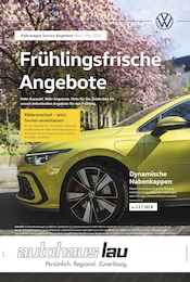Aktueller Volkswagen Werkstatt & Auto Prospekt in Sabow und Umgebung, "Frühlingsfrische Angebote" mit 1 Seite, 01.03.2024 - 31.05.2024