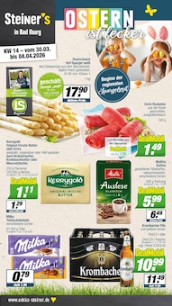 Krombacher im EDEKA Prospekt "Aktuelle Angebote" mit 26 Seiten (Osnabrück)