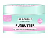 Fußbutter von Be Routine im aktuellen Rossmann Prospekt
