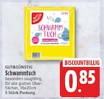 Schwammtuch von GUT&GÜNSTIG für 0,85 € bei EDEKA im Angebot Schwammtuch von GUT&GÜNSTIG im aktuellen EDEKA Prospekt