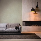 Papier peint vinyle imprimé béton vert d'eau 53 x 1005 cm dans le catalogue Décor Discount