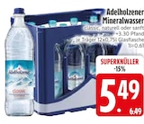 Trinkflasche im EDEKA Prospekt Mineralwasser von Adelholzener im aktuellen EDEKA Prospekt für 5,49 €