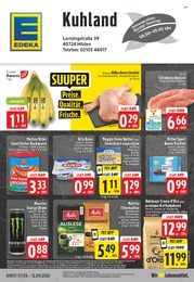 EDEKA Prospekt für Hilden mit 28 Seiten Der aktuelle EDEKA Prospekt "Aktuelle Angebote" mit Seiten (Hilden)