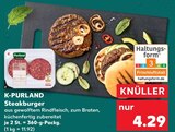 Aktuelles Steakburger Angebot bei Kaufland in Erfurt ab 4,29 €
