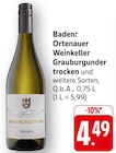Grauburgunder trocken bei EDEKA im Prospekt "" für 4,49 €