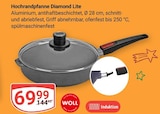 Hochrandpfanne Diamond Lite im Angebot bei GLOBUS in Weimar Hochrandpfanne Diamond Lite Angebote von WOLL bei GLOBUS Weimar für 69,99 €
