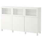 Aufbewahrung mit Türen weiß Lappviken/Sindvik Klarglas weiß von BESTÅ im aktuellen IKEA Prospekt für 485,00 €