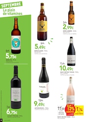Promos Vin dans le catalogue "Le plein de vitamines" de NaturéO Vin en promo dans le catalogue NaturéO à la page 18