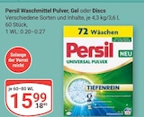 Waschmittel Pulver im Angebot bei GLOBUS in Speyer Waschmittel Pulver Angebote von Persil bei GLOBUS Speyer für 15,99 €