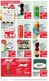 Aktueller Kaufland Prospekt mit Bitburger, "KNÜLLER", Seite 44