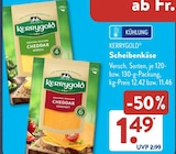 Original Irischer Cheddar Würzig im ALDI SÜD Prospekt Original Irischer Cheddar Würzig von Kerrygold im aktuellen ALDI SÜD Prospekt für 1,49 €