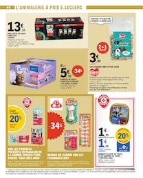 Offre Alimentation Chat dans le catalogue E.Leclerc du moment à la page 40