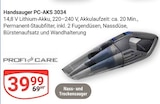 GLOBUS Zell - Handsauger PC-AKS 3034 Angebot im Prospekt Handsauger PC-AKS 3034 bei GLOBUS im Zell Prospekt für 39,99 €