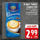 Cappuccino Classico Angebote von Krüger Family bei EDEKA Dülmen für 2,99 €