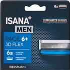 Aktuelles Rasierklingen Pace 6+ 3D Flex Angebot bei Rossmann in Bremerhaven ab 8,99 €