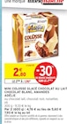 Mini colosse glacé chocolat au lait chocolat blanc, amandes - Adélie en promo chez Intermarché Mini colosse glacé chocolat au lait chocolat blanc, amandes - Adélie dans le catalogue Intermarché