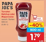 Tomaten Ketchup von Papa Joe's für 1,79 € bei Netto Marken-Discount im Angebot Tomaten Ketchup von Papa Joe's im aktuellen Netto Marken-Discount Prospekt