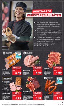 Mettwurst im Kaufland Prospekt "Aktuelle Angebote" mit 54 Seiten (Nürnberg)