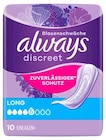 Discreet Inkontinenz-Einlagen von Always im aktuellen REWE Prospekt