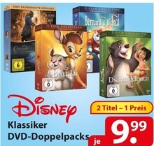 Disney Klassiker DVD-Doppelpacks bei famila Nordost in Elmshorn Disney Klassiker DVD-Doppelpacks im Angebot bei famila Nordost Elmshorn für 9,99 €