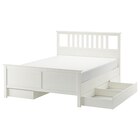 Bettgestell mit 4 Schubladen weiß gebeizt/Leirsund 160x200 cm von HEMNES im aktuellen IKEA Prospekt für 657,00 €