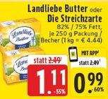 Butter im Angebot bei EDEKA in Dorsten Butter Angebote von Landliebe bei EDEKA Dorsten für 0,99 €