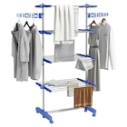 HOMCOM Wäscheständer blau Polypropylen B/H/L: ca. 55x142x172 cm für 52,99 € bei POCO im Angebot HOMCOM Wäscheständer blau Polypropylen B/H/L: ca. 55x142x172 cm im aktuellen POCO Prospekt
