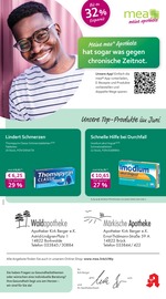 mea - meine apotheke Apotheke Prospekt der aktuellen Woche mit 4 Seiten, gültig von 01.06.2025 bis 30.06.2025, in Borkheide und Umgebung Aktueller mea - meine apotheke Apotheke Prospekt in Borkheide und Umgebung, "Unsere Juni-Angebote" mit 4 Seiten, 01.06.2025 - 30.06.2025