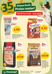 Wild im Fressnapf Prospekt in Moers Aktueller Fressnapf Prospekt mit Wild, "Pfoten hoch, Preise runter!", Seite 13