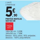 Promo Protège Matelas 90x190 cm à 5,90 € dans le catalogue E.Leclerc à Achères