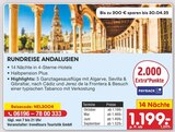 Rundreise Andalusien Angebote von trendtours Touristik GmbH bei Netto Marken-Discount Aurich für 1.199,00 €