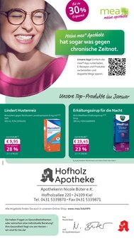 Aktueller mea - meine apotheke Prospekt "Unsere Januar-Angebote" für Kiel Aktueller mea - meine apotheke Prospekt für Kiel mit Seiten