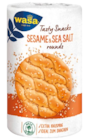 Aktuelles Tasty Snacks Sesame & Sea Salt Rounds Angebot bei REWE in Köln ab 1,99 €
