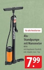 Alu-Standpumpe mit Manometer Angebote von Prophete bei famila Nordost Gifhorn für 7,99 €