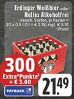 Weißbier im Angebot bei EDEKA in Monheim Weißbier Angebote von Erdinger bei EDEKA Monheim für 21,49 €