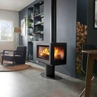 Poêle à bois en acier Panadero Mistral trivision 7kW 89m²(u) - Panadero dans le catalogue Castorama