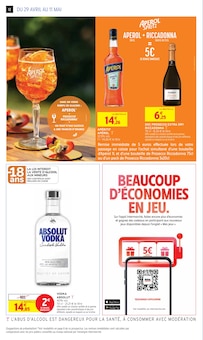 Promo Absolut Vodka dans le catalogue Intermarché du moment à la page 12