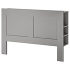 Aktuelle Bett Angebote bei IKEA in Bochum Aktuelles Kopfteil mit Ablage grau 140 cm Angebot bei IKEA in Bochum ab 100,00 €