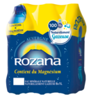 Eau minérale naturelle gazeuse - Rozana en promo chez Carrefour Market Limoges à 3,30 €